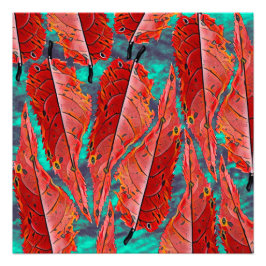 Red Leaves Fotodruck