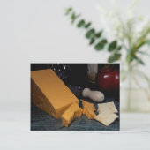 Red Leicester Cheese Postkarte (Stehend Vorderseite)