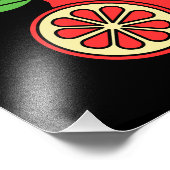 Red Lemon Fotodruck (Ecke)