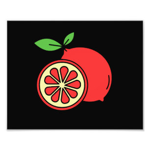 Red Lemon Fotodruck