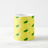 Red Lemon Pattern Kaffeetasse (Mittel)