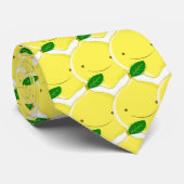 Red Lemon Pattern Krawatte (Gerollt)