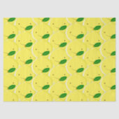 Red Lemon Pattern Seidenpapier (Vorderseite)
