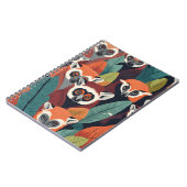 Red Lemur Notebook - Bold Wildlife Inspiriert Desi Notizblock (Linke Seite)