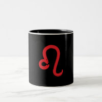 Red LEO Zodiac Signatur Juli August Geburtstag Ast