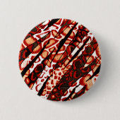 Red Leopard Camouflage Button (Vorderseite)