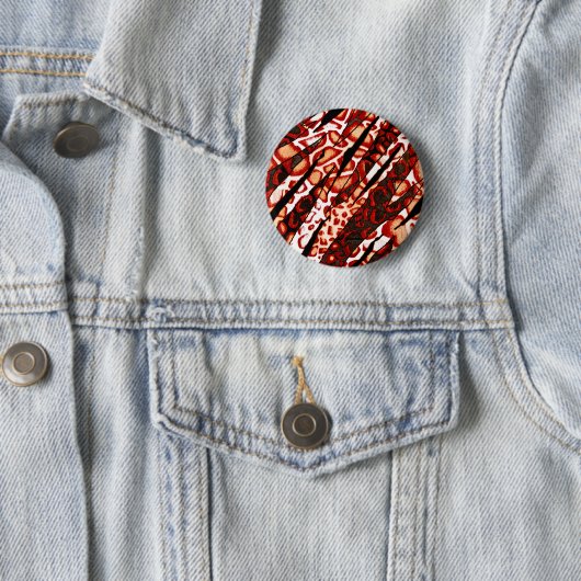 Red Leopard Camouflage Button (Beispiel)