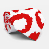 Red Leopard Pattern Krawatte (Gerollt)