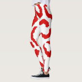 Red Leopard Pattern Leggings (Links)