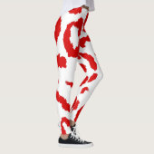 Red Leopard Pattern Leggings (Rechts)