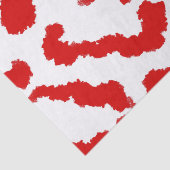 Red Leopard Pattern Seidenpapier (Detail)