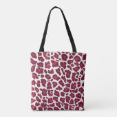 Red Leopard Pattern Tasche (Rückseite)