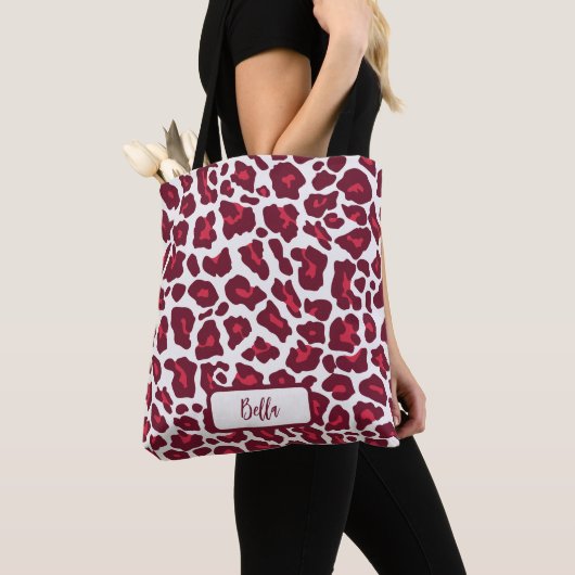 Red Leopard Pattern Tasche (Von Nahem)