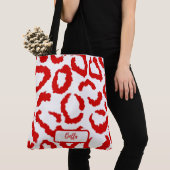Red Leopard Pattern Tasche (Von Nahem)