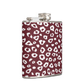 Red Leopard Print Flachmann (Rechts)