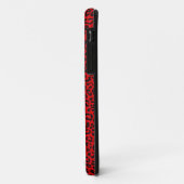 Red Leopard Print Iphone 5S Fall Case-Mate iPhone Hülle (Hinten/Links)
