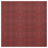 Red Leopard Print Stoff (Muster)