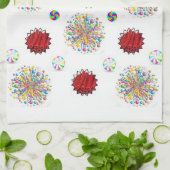 Red Licorice Kitchen Handtuch (Gefaltet)