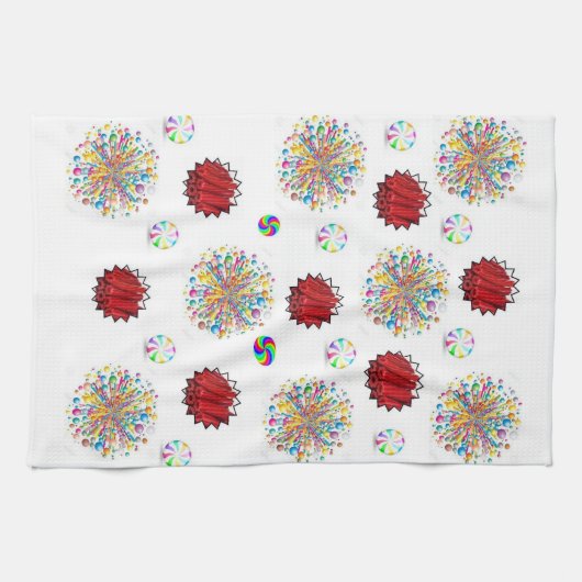 Red Licorice Kitchen Handtuch (Horizontal)