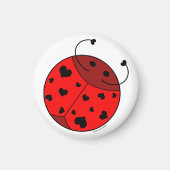 Red Liebe Bug - Magnet (Vorne)