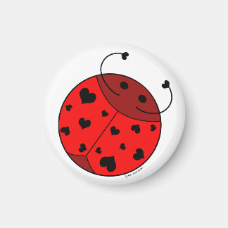 Red Liebe Bug - Magnet
