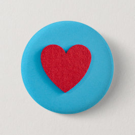 Red Liebe Heart Button