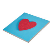 Red Liebe Heart Fliese (Seite)