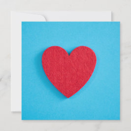 Red Liebe Heart Karte