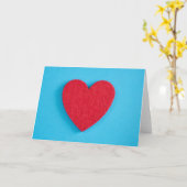 Red Liebe Heart Karte (Gelbe Blume)