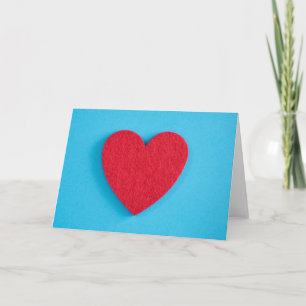 Red Liebe Heart Karte