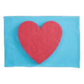 Red Liebe Heart Kissenbezug (Vorderseite)