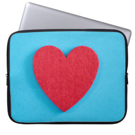 Red Liebe Heart Laptopschutzhülle