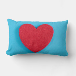 Red Liebe Heart Lendenkissen