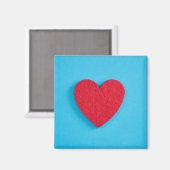 Red Liebe Heart Magnet (Vorderseite/Rückseite)