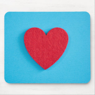 Red Liebe Heart Mousepad