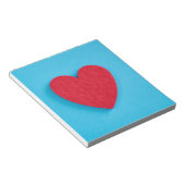 Red Liebe Heart Notizblock (angewinkelt)