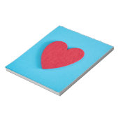 Red Liebe Heart Notizblock (Rotiert)