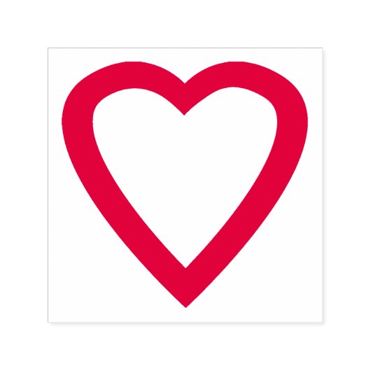 Red Liebe Heart Permastempel (Design)