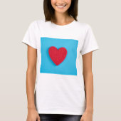 Red Liebe Heart T-Shirt (Vorderseite)