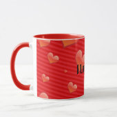 Red Liebe Hearts, ich Liebe Sie, Tasse (Links)