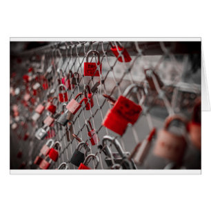 Red Liebe Padlocks