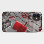 Red Liebe Padlocks Case-Mate iPhone Hülle (Rückseite (Horizontal))