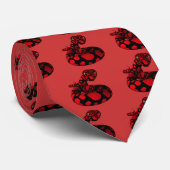Red Liebe Python Krawatte (Gerollt)