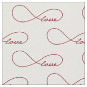 Red Liebe Unfinity Custom Fabric Stoff (Nahaufnahme)