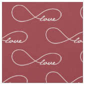 Red Liebe Unfinity Custom Fabric Stoff (Nahaufnahme)