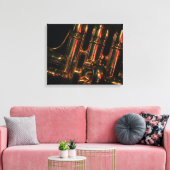 Red Light Jazz Leinwanddruck (Insitu (Wohnzimmer))