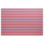 Red & Light Sky Blue Lines Stoff (Fat Quarter (45,7 x 55,9 cm))
