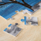 Red Lighthouse Aquarellfarben Puzzle (Seite)