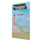 Red Lighthouse Mini Klemmbrett (Gewinkelt2)