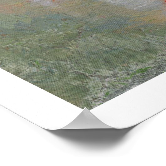 Red Lighthouse Poster Print (Ecke)